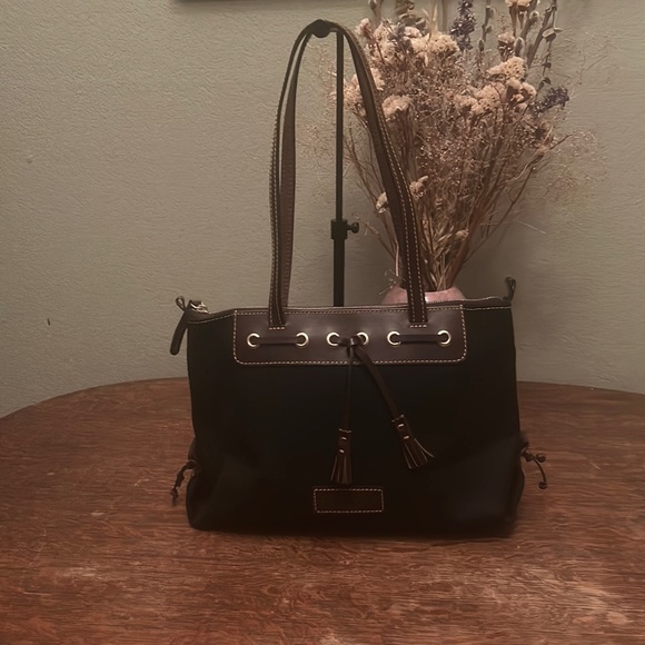 Dooney & Bourke Canvas Wakefield Tassel Tote - Picture 1 of 12